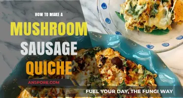 Savory Mushroom Sausage Quiche: Easy Recipe for Breakfast or Brunch