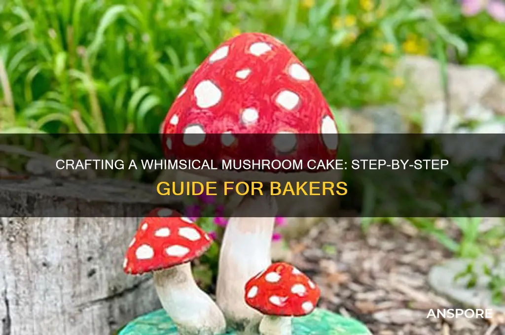 how to make a mushroom shaped cake