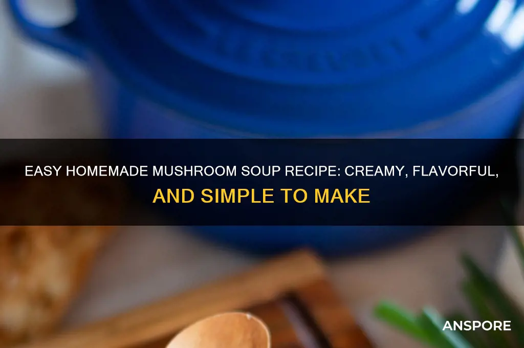 how to make a mushroom soup at home