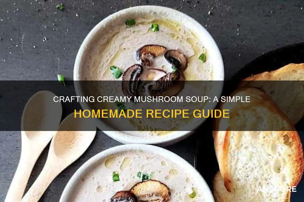 how to make a mushroom soup from scratch