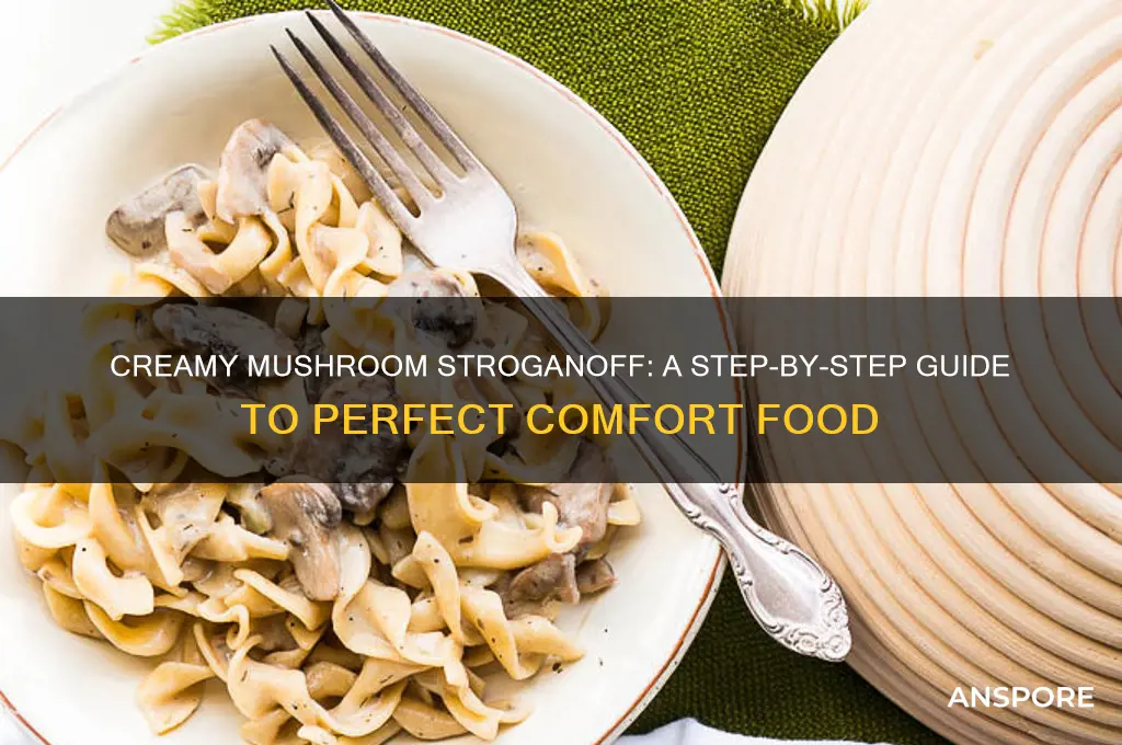 how to make a mushroom stroganoff