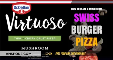 Mushroom Swiss Burger Pizza: A Savory Twist on Classic Flavors