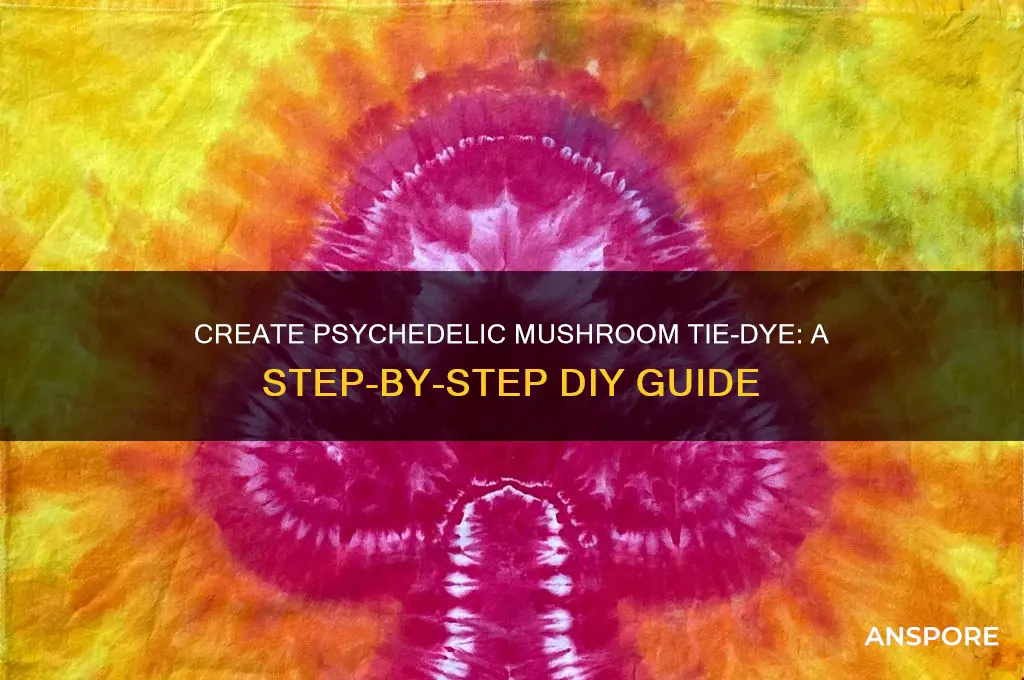 how to make a mushroom tie dye