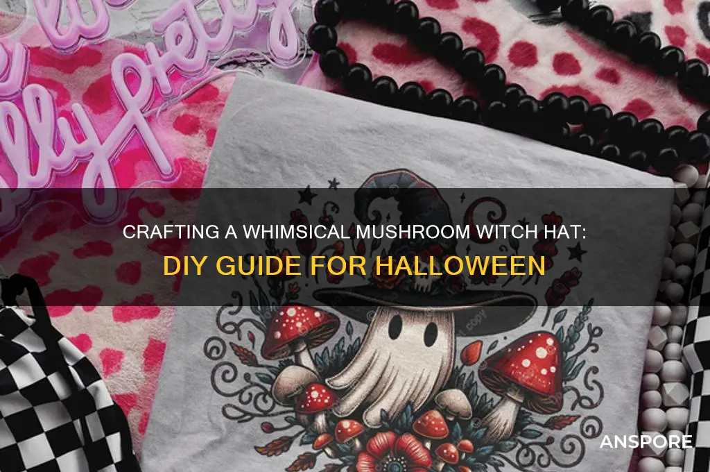 how to make a mushroom witch hat