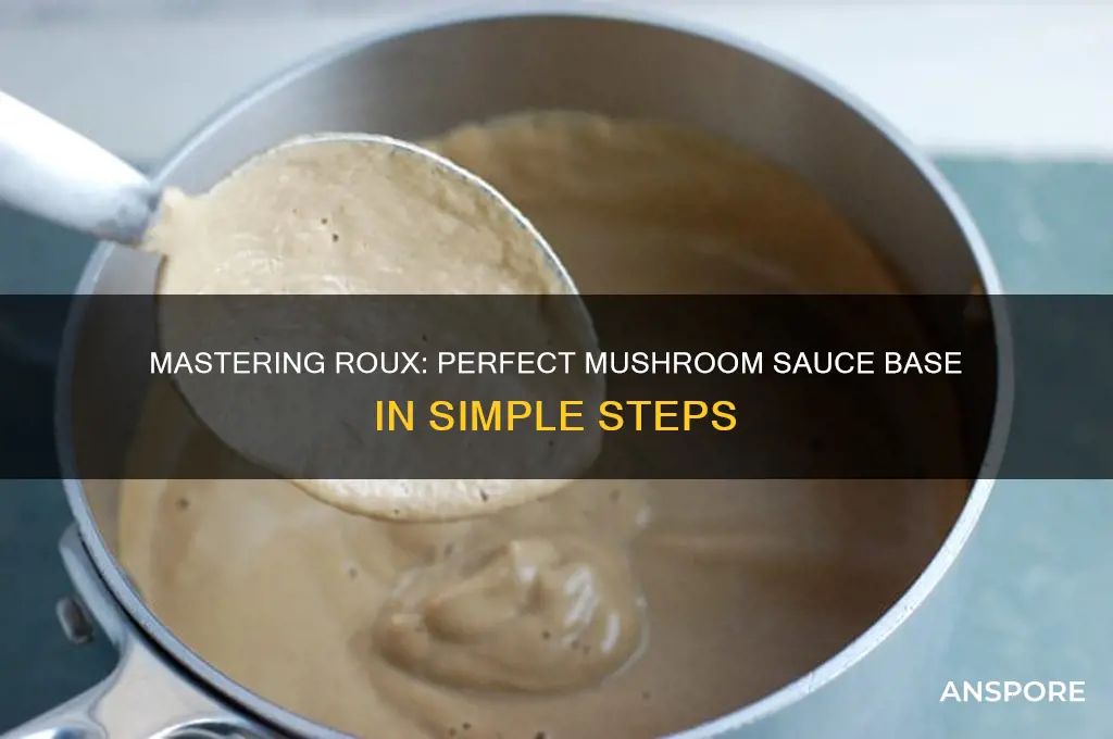how to make a roux for mushroom sauce