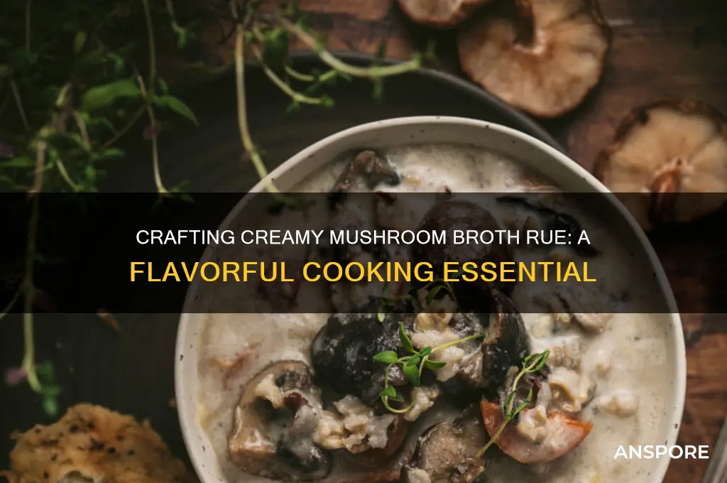 how to make a rue from mushroom broth