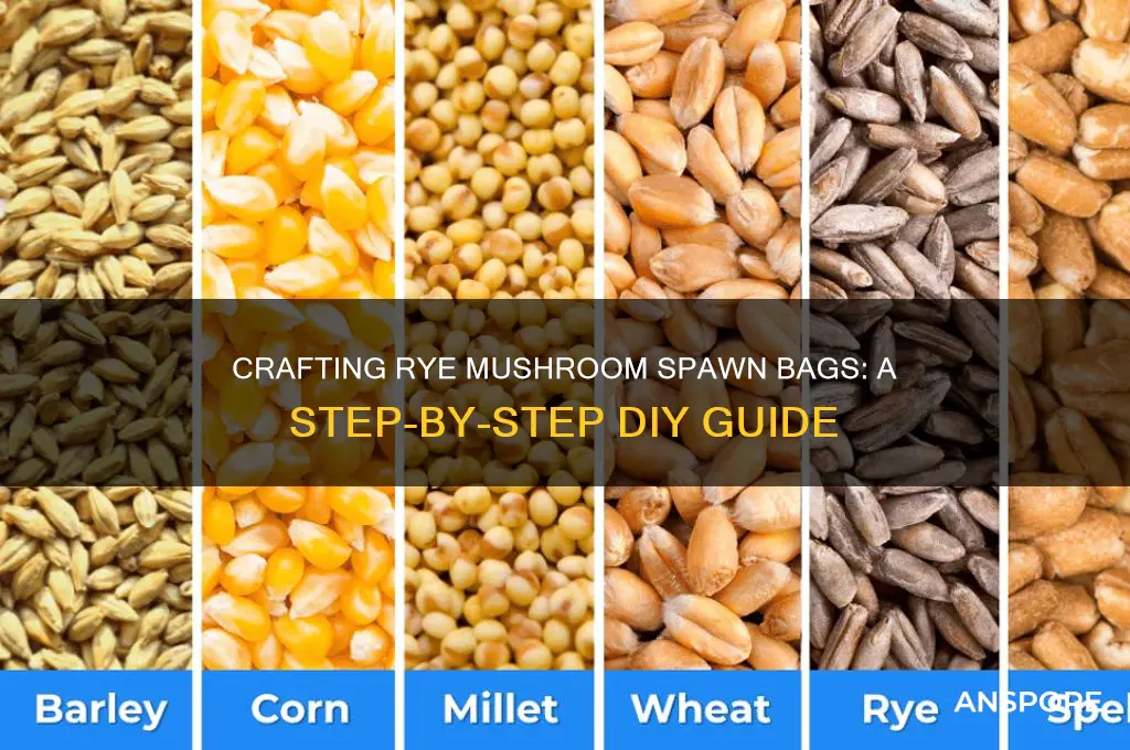 how to make a rye mushroom spawn bag