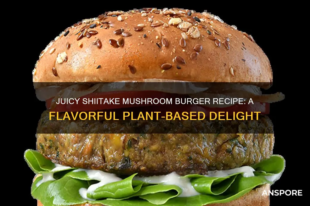 how to make a shiitake mushroom burger