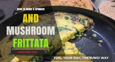 Easy Spinach and Mushroom Frittata Recipe for Breakfast or Brunch