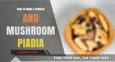 Easy Spinach and Mushroom Piadina Recipe: Quick, Healthy, and Delicious