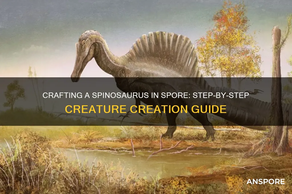 how to make a spinosaurus in spore