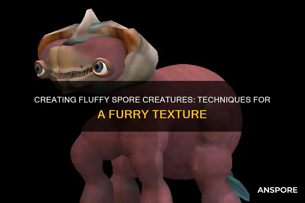 how to make a spore creature look furry