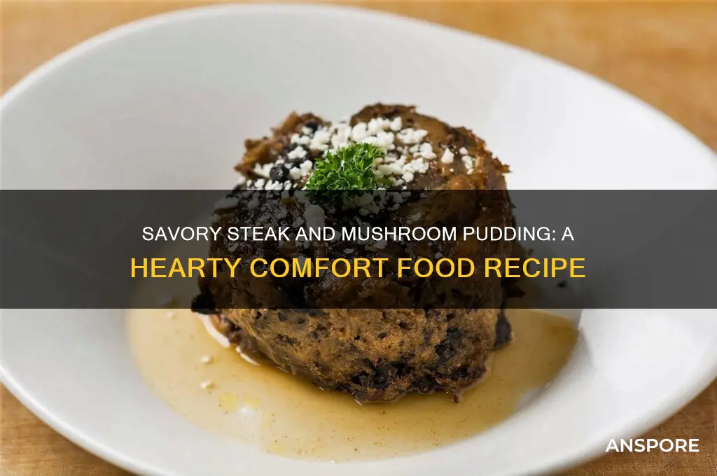 how to make a steak and mushroom pudding