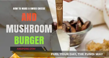 Crafting the Perfect Swiss Cheese and Mushroom Burger at Home