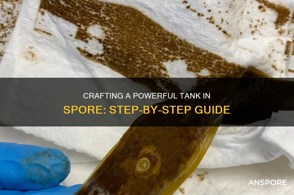 how to make a tank in spore