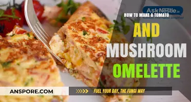 Easy Tomato and Mushroom Omelette Recipe: Quick Breakfast Delight