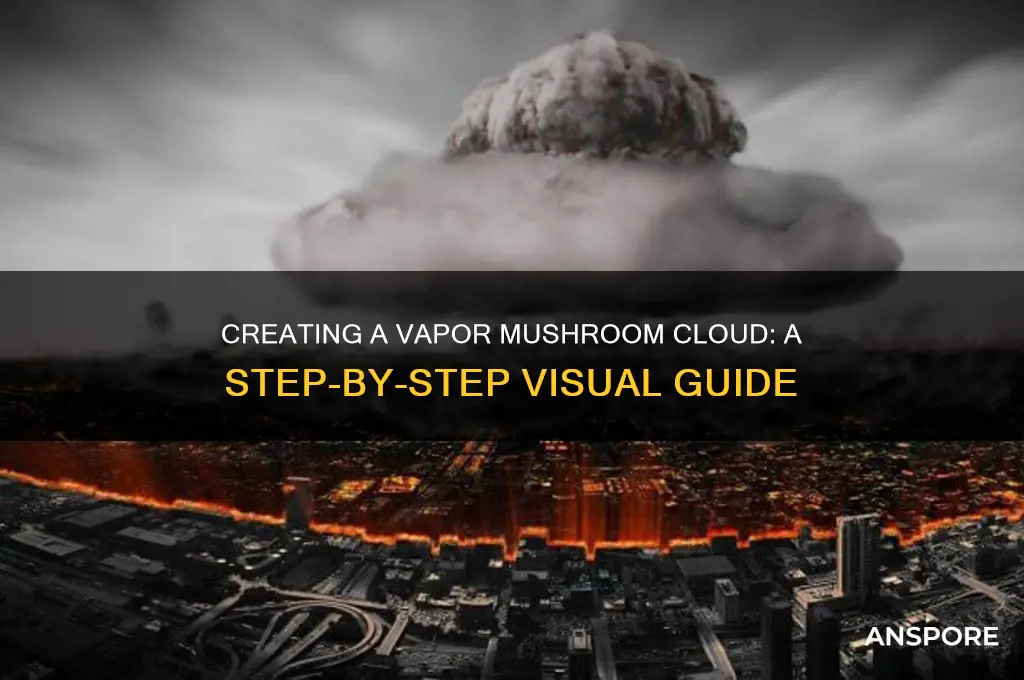 how to make a vapor mushroom cloud