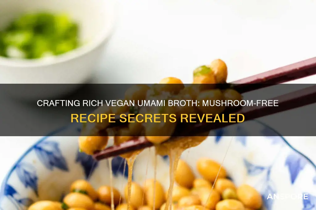 how to make a vegan umami broth without mushrooms
