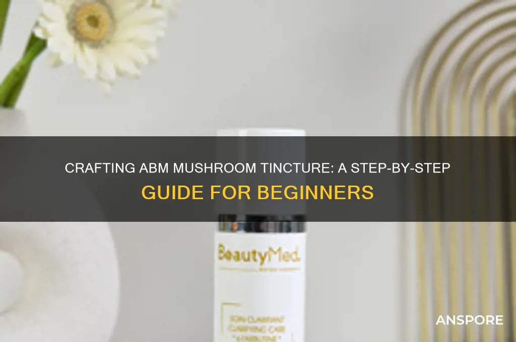 how to make abm mushroom tincture