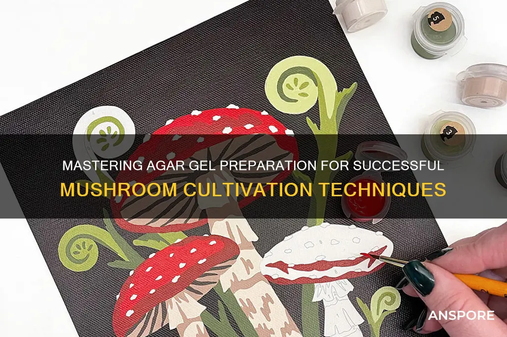 how to make agar gel for mushroom culture