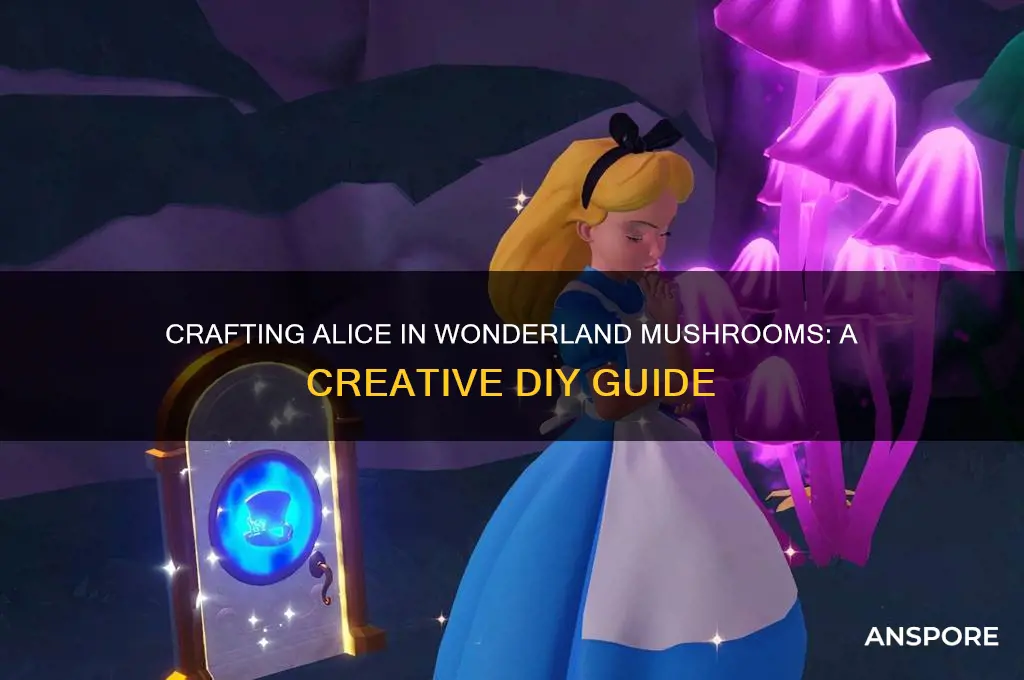how to make alice in wonderland mushrooms
