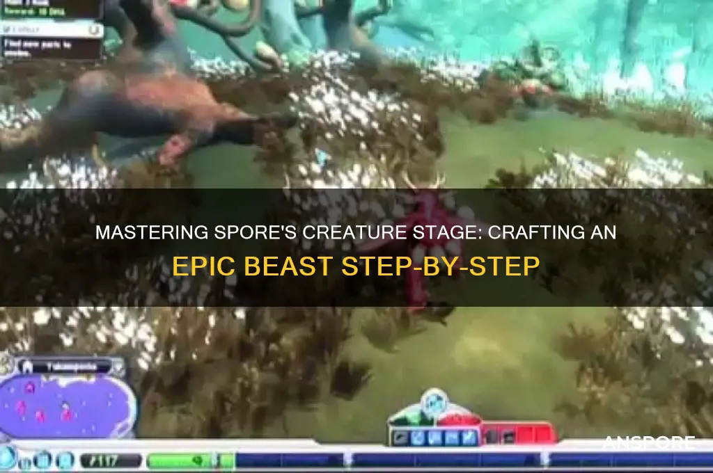 how to make an epic in spore creature stage