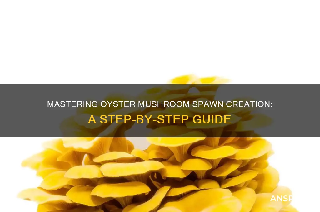 how to make an oyster mushroom spawn