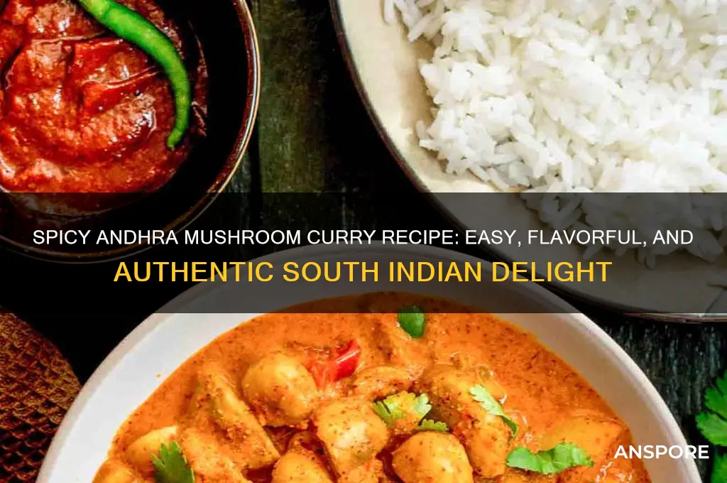 how to make andhra mushroom curry