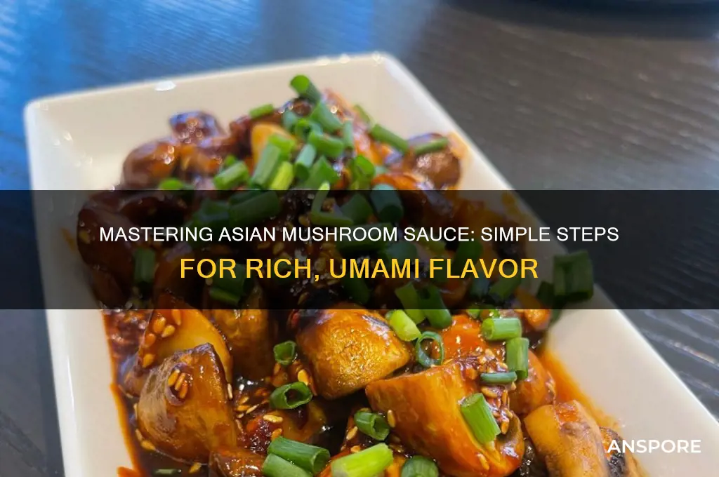 how to make asian mushroom sauce