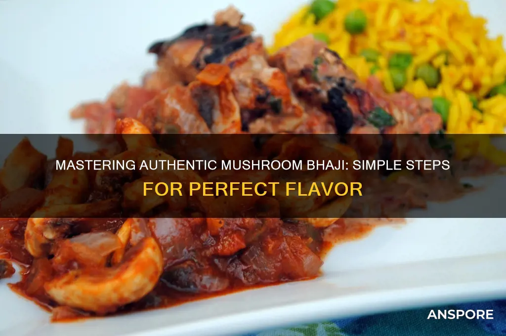 how to make authentic mushroom bhaji