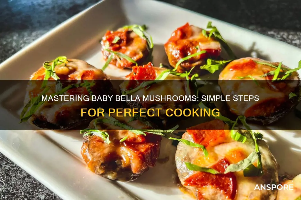how to make baby bella mushrooms