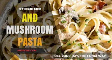 Creamy Bacon and Mushroom Pasta: A Quick, Easy, and Delicious Recipe