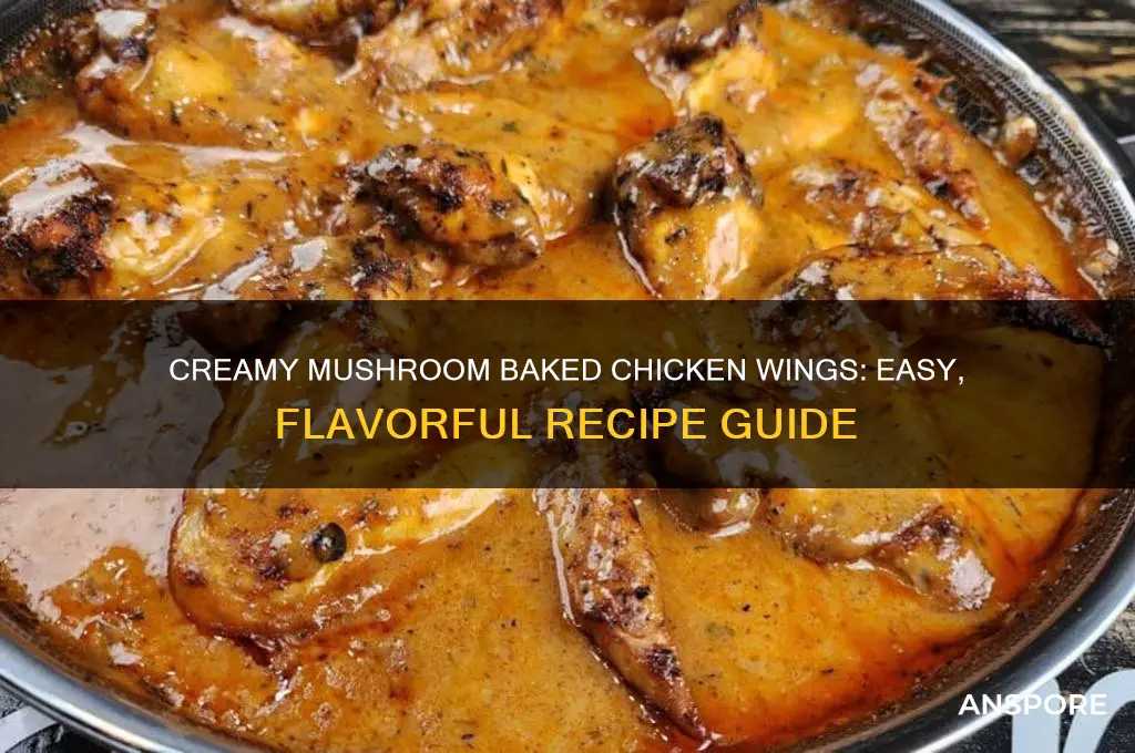 how to make baked chicken wings with cream of mushroom