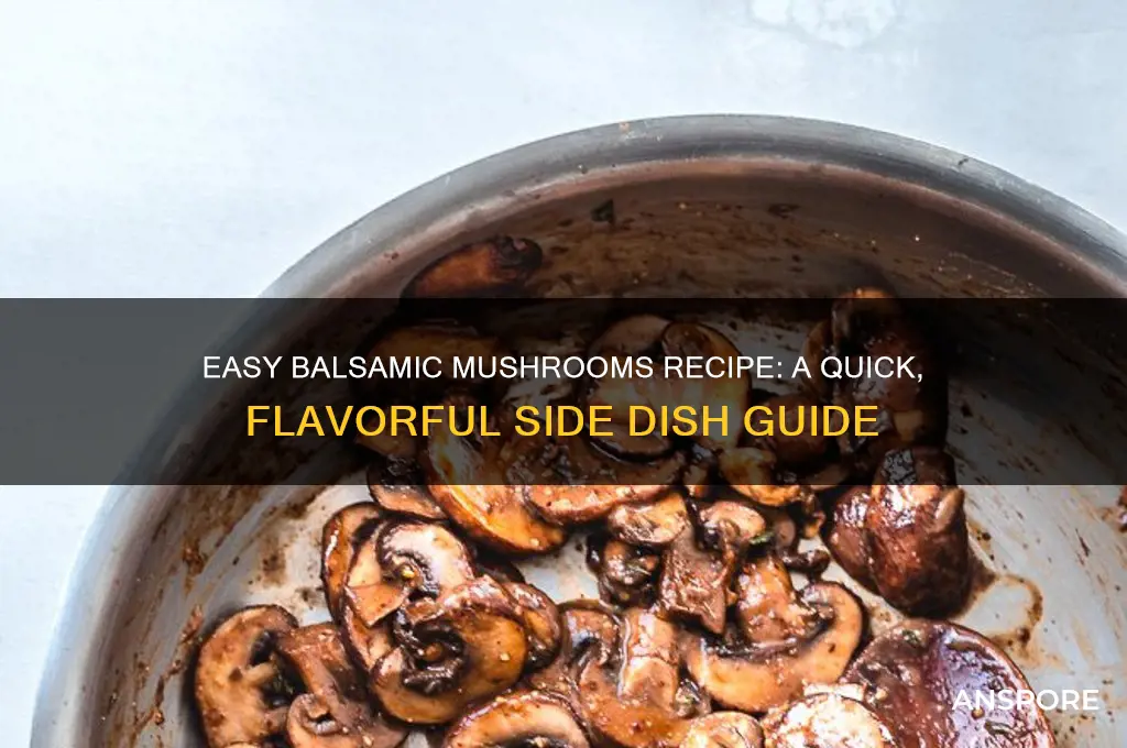 how to make balsamic mushrooms