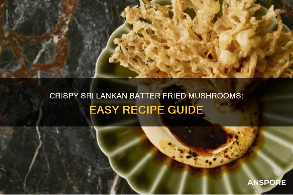 how to make batter fried mushrooms sri lanka