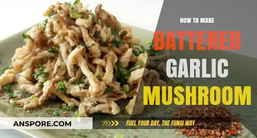 Crispy Battered Garlic Mushrooms: Easy Recipe for a Tasty Snack