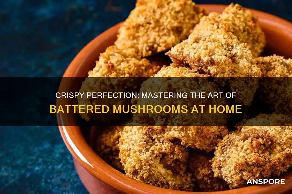 how to make battered mushrooms