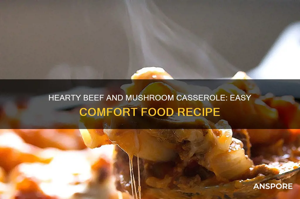 how to make beef and mushroom casserole