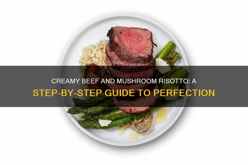 how to make beef and mushroom risotto