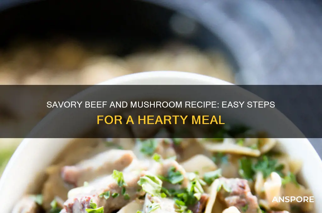 how to make beef and mushroom