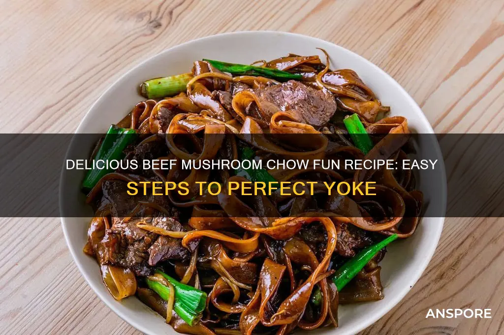 how to make beef mushroom chow yoke