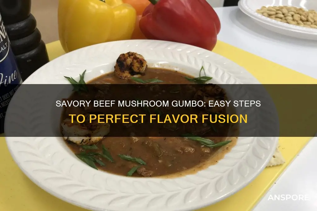 how to make beef mushroom gumbo