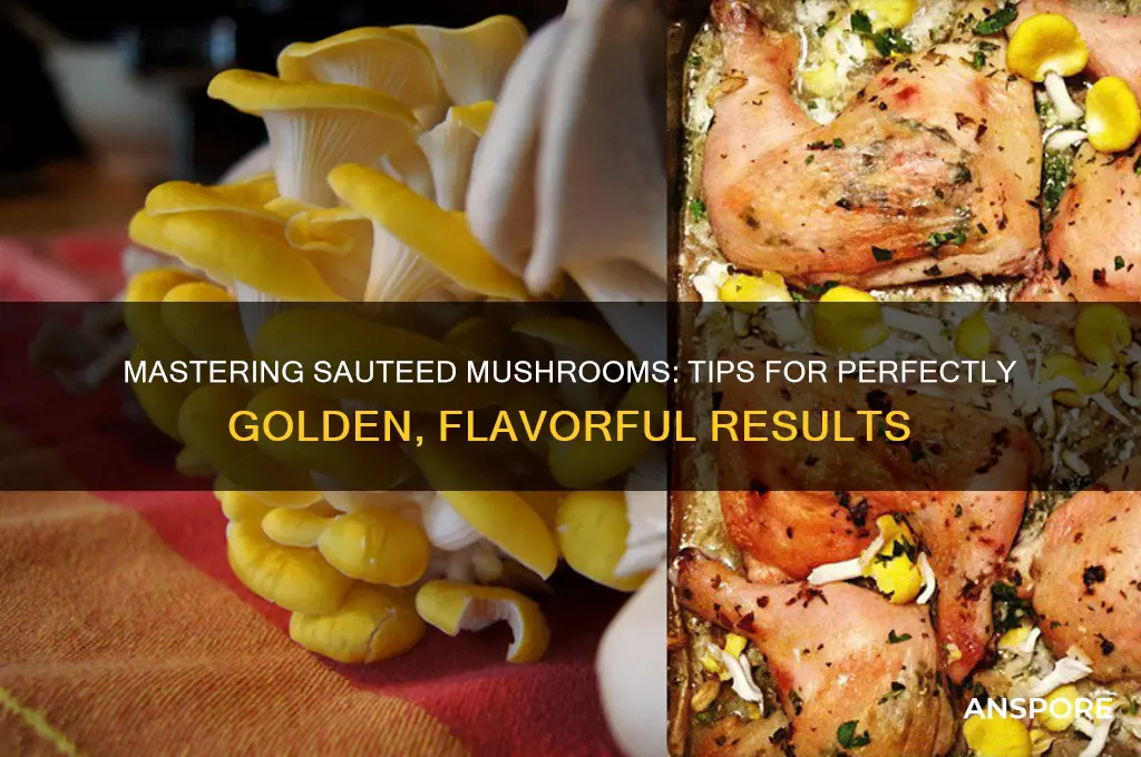 how to make best sauteed mushrooms