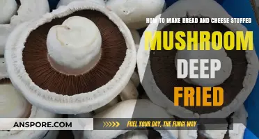 Crispy Bread & Cheese Stuffed Mushrooms: Deep-Fried Perfection Recipe