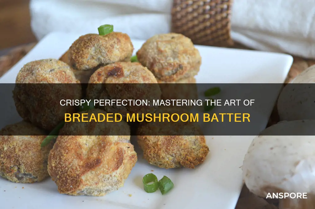 how to make breaded mushroom batter