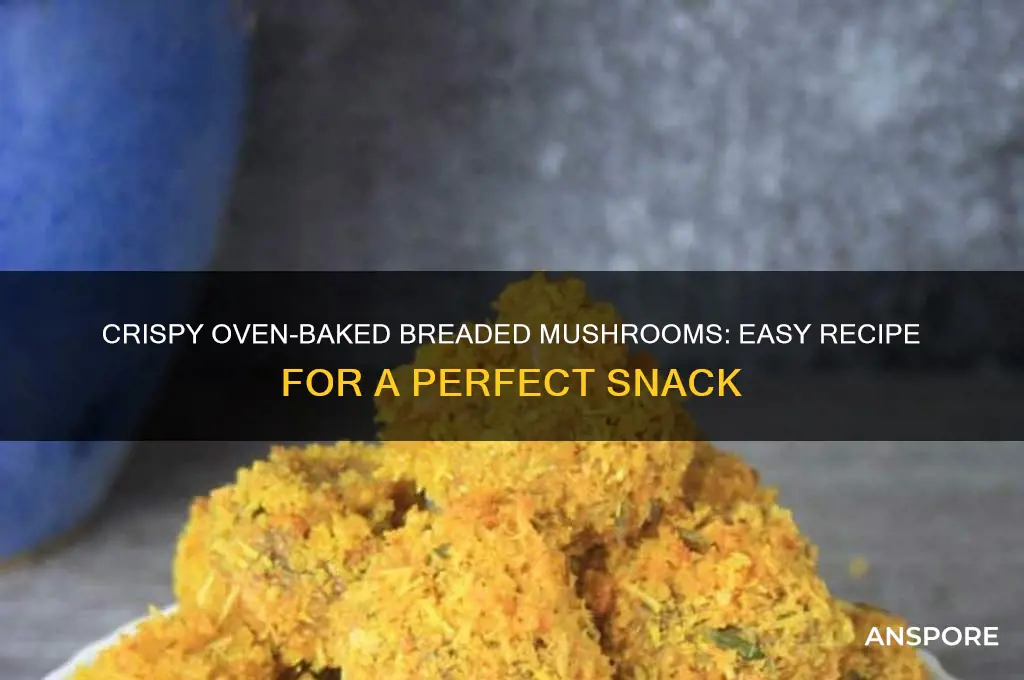 how to make breaded mushrooms oven