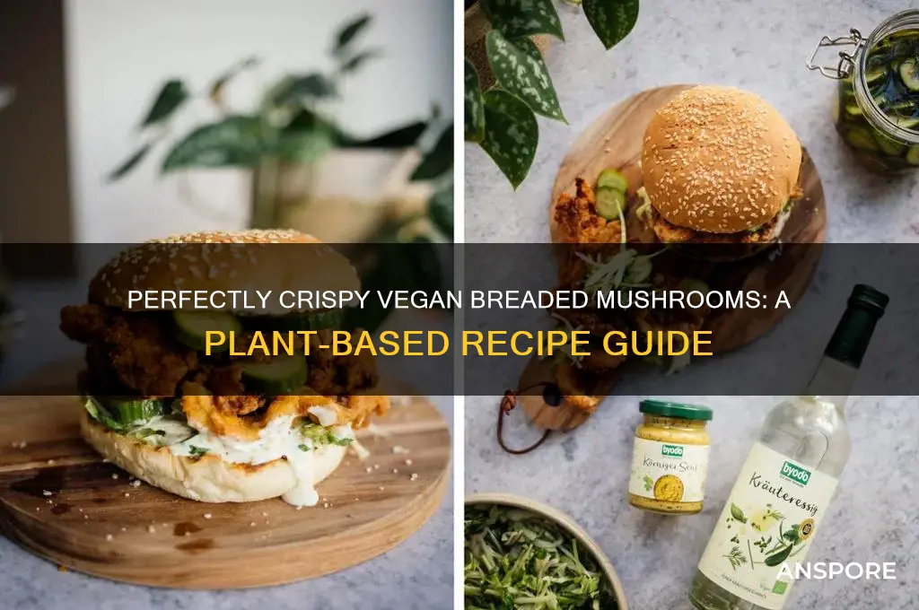 how to make breaded mushrooms vegan