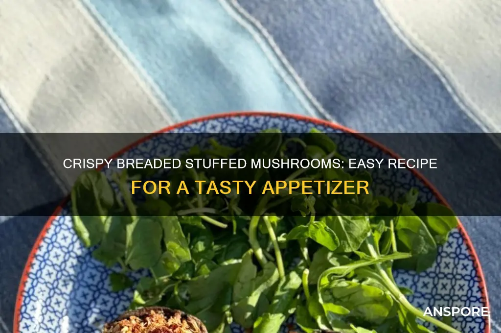 how to make breaded stuffed mushrooms