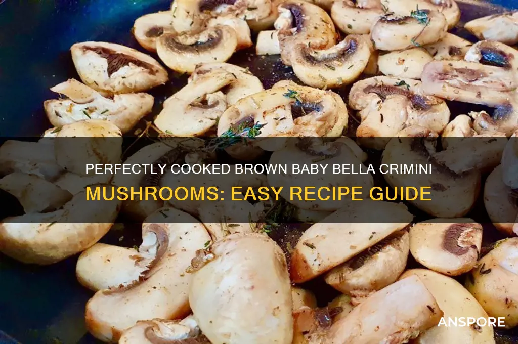 how to make brown baby bella crimi mushrooms