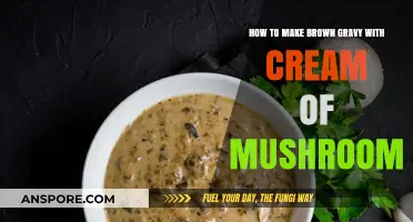 Creamy Mushroom Gravy: Easy Brown Gravy Recipe with Cream of Mushroom
